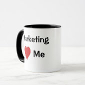 I Liebe-Marketings-Marketings-Lieben ich - Tasse (Vorderseite Links)