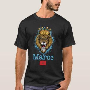 I Liebe Maroc, Cool Marokko Löwen, Marokko Flaggen T-Shirt