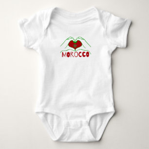 I Liebe Marokko Baby Strampler