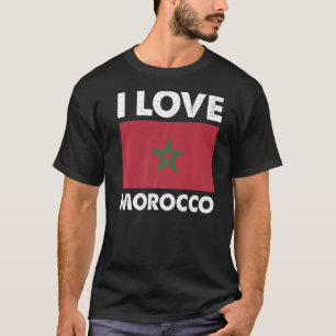 I Liebe Marokko I Herz Marokko Familienreisen Moro T-Shirt
