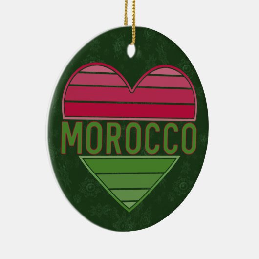 I Liebe Marokko, Marokko Keramik Ornament (Rechts)