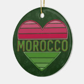 I Liebe Marokko, Marokko Keramik Ornament (Links)