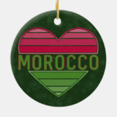 I Liebe Marokko, Marokko Keramik Ornament (Hinten)