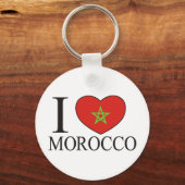I Liebe Marokko Schlüsselanhänger (Vorderseite)