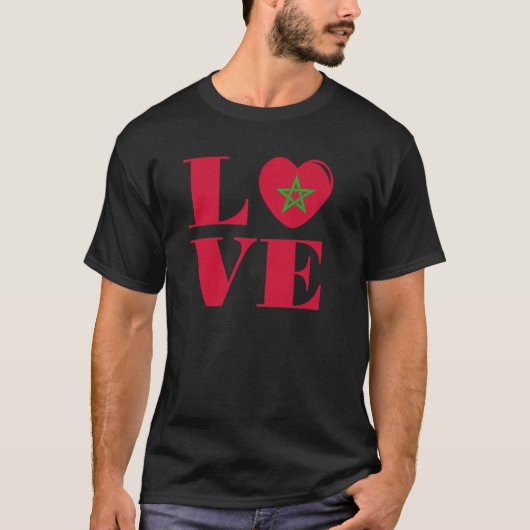 I Liebe Marokko T-Shirt (Vorderseite)