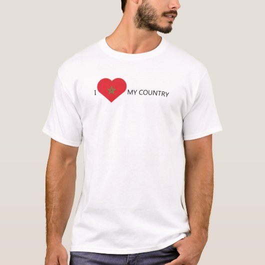 I Liebe Marokko T-Shirt (Vorderseite)