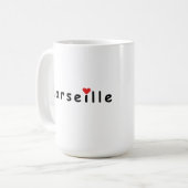 I Liebe Marseille Kaffeetasse (Vorderseite Links)