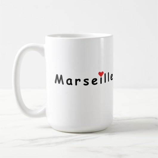 I Liebe Marseille Kaffeetasse (Links)