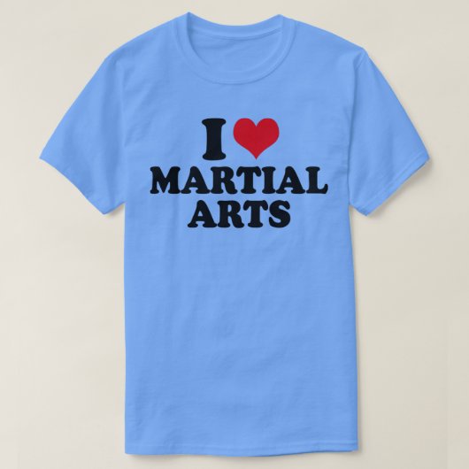 I Liebe Martial Arts T-Shirt (Design vorne)