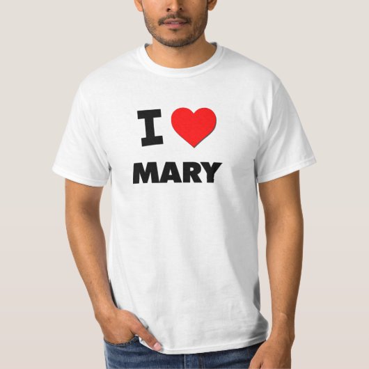I Liebe Mary T-Shirt (Vorderseite)