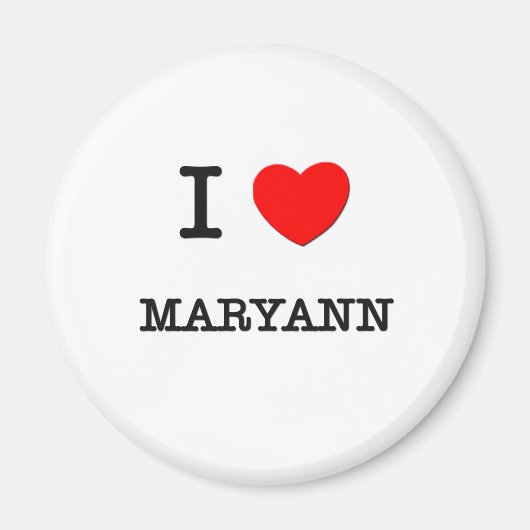 I Liebe Maryann Magnet (Vorne)