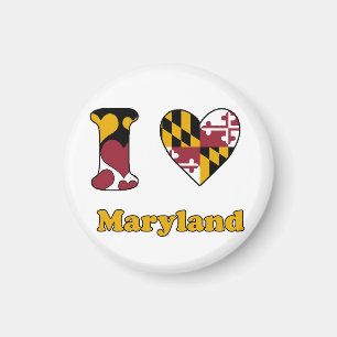 I Liebe Maryland Magnet