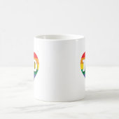I Liebe Maryland Rainbow Heart Kaffeetasse (Mittel)