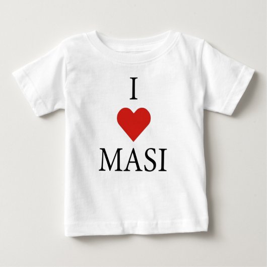 I LIEBE MASI BABY T-SHIRT (Vorderseite)