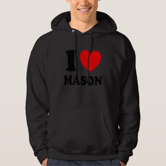 I Liebe Mason Hoodie (Vorderseite)