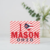 I Liebe Mason, Ohio Postkarte (Stehend Vorderseite)