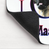 I Liebe Mastiffs Aprikose Mousepad (Ecke)