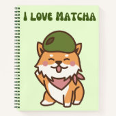 I Liebe Matcha 🧇 🍵 🥫 Notizblock (Vorderseite)