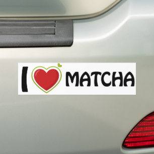 I Liebe Matcha T - Shirt Autoaufkleber