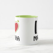 I Liebe Matcha T - Shirt Tasse (Zentrum)