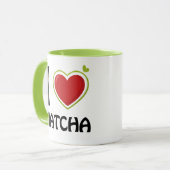 I Liebe Matcha T - Shirt Tasse (Vorderseite Links)