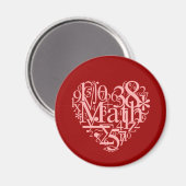 I Liebe Math Magnet (Vorderseite/Rückseite)
