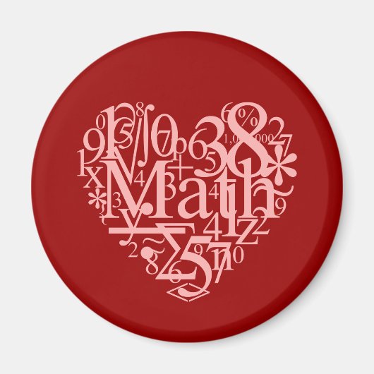 I Liebe Math Magnet (Vorne)