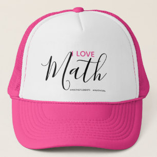 I Liebe Math - Math Girl Hat Truckerkappe