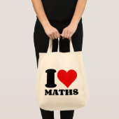 I LIEBE MATH TRAGETASCHE (Vorderseite (Produkt))