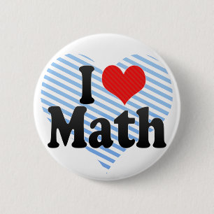 I Liebe-Mathe Button