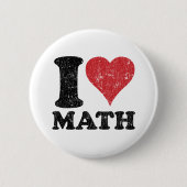 I Liebe-Mathe Button (Vorderseite)