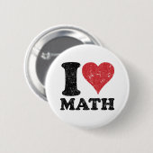 I Liebe-Mathe Button (Vorne & Hinten)