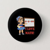 I Liebe-Mathe Button (Vorderseite)