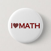 I Liebe-Mathe Button (Vorderseite)