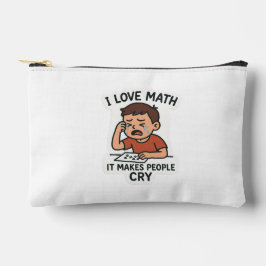 I Liebe Mathe - Funny Cartoon Sticker Zubehörtasche