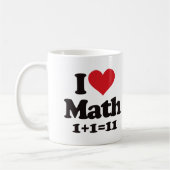 I Liebe-Mathe! Kaffeetasse (Links)