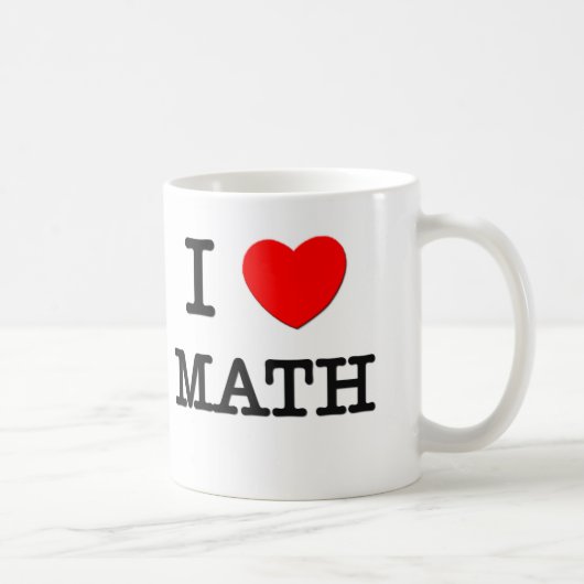 I Liebe-Mathe Kaffeetasse (Rechts)