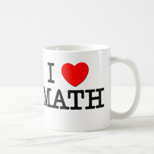 I Liebe MATHE Kaffeetasse