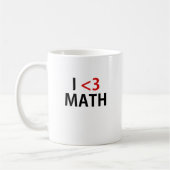 I Liebe-Mathe Kaffeetasse (Links)