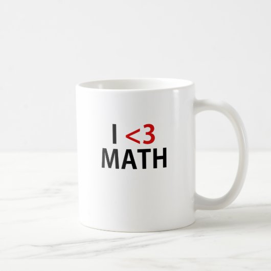 I Liebe-Mathe Kaffeetasse (Rechts)