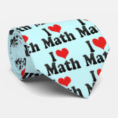 I Liebe-Mathe Krawatte (Gerollt)