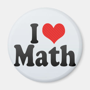 I Liebe-Mathe Magnet