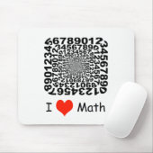 I Liebe-Mathe Mousepad (Mit Mouse)