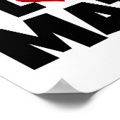 I Liebe Mathe Poster (Ecke)