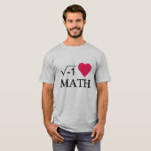 I Liebe-Mathe T-Shirt (Vorne ganz)
