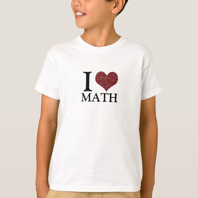 I Liebe-Mathe-T - Shirt (Vorderseite)