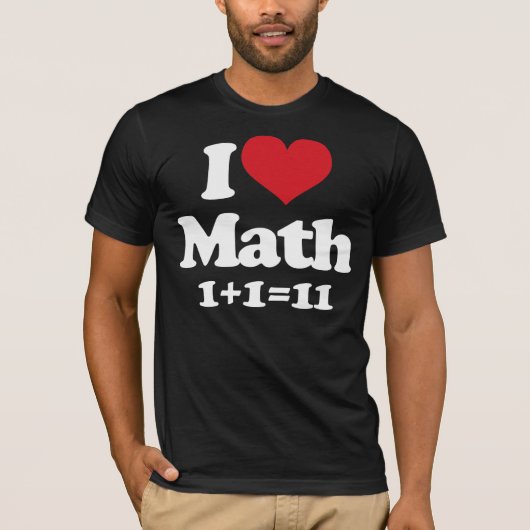 I Liebe-Mathe! T-Shirt (Vorderseite)