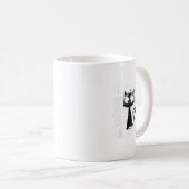 I Liebe Mathe und Katzen Schwarze Katze Funny Spri Kaffeetasse (VorderseiteRechts)