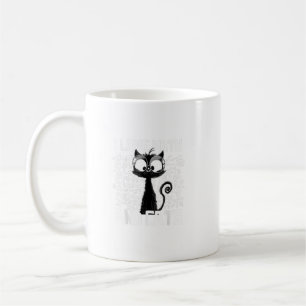 I Liebe Mathe und Katzen Schwarze Katze Funny Spri Kaffeetasse