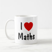 I Liebe Mathematik Kaffeetasse (Links)